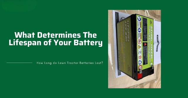  lawn tractor battery's lifespan