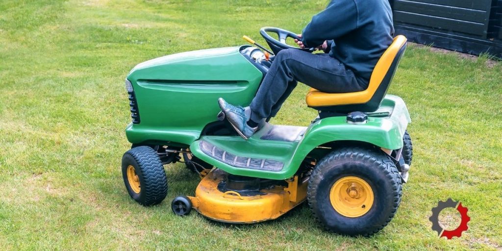 Riding lawn mower loses power