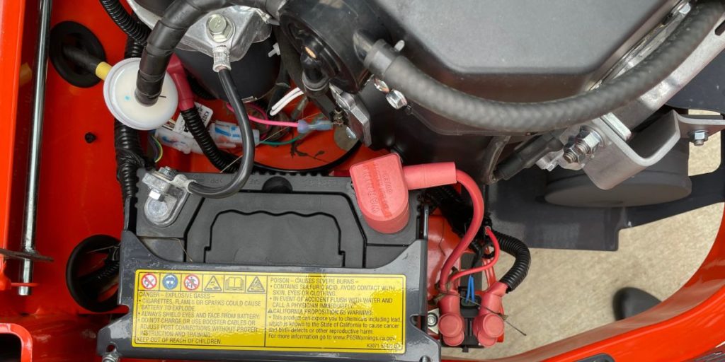 Lawn mower battery