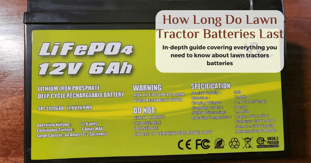 Lawn Tractor Batteries