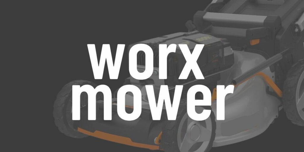 worx mower